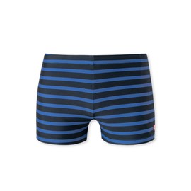 Schiesser Boy's Badehose mit Bein Jungen Swim Trunks, Dunkelblau Bedruckt, 152