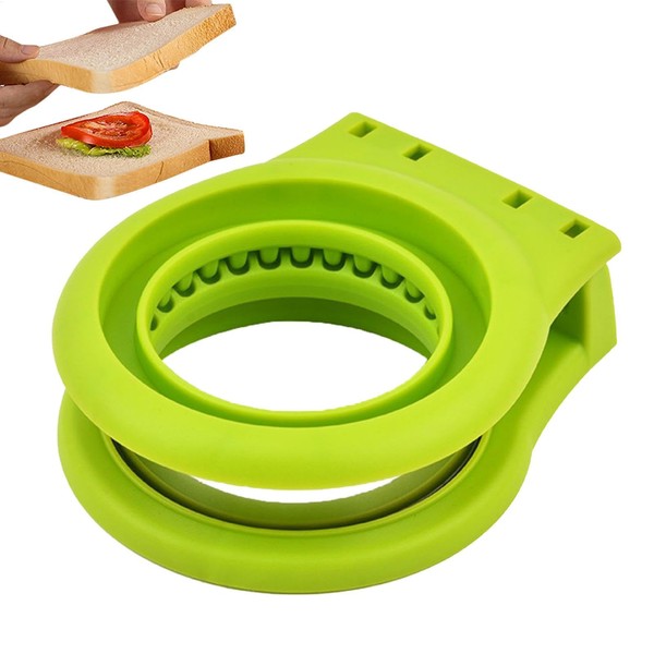 Sandwich Mold Cutter for Kids | Round Sandwich Maker Uncrustable
