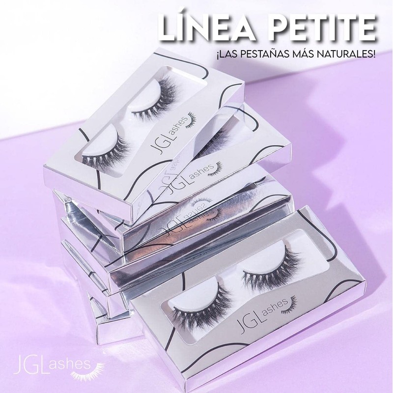 Pestaña petite 7, efecto 3D, largo de 10 mm, reutilizables