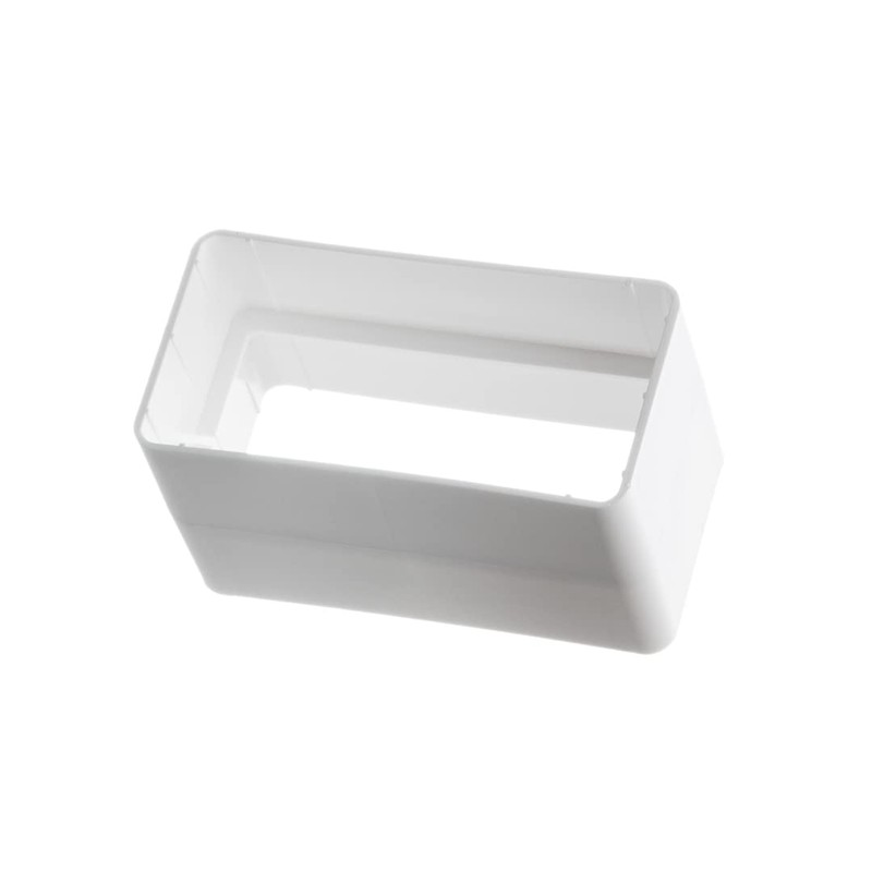 110x55mm Duct Connector - Straight Joint - Rectangular Flat PVC