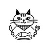 Decole Corporation ST-90741 Cat Life Stamp, Meal, 0.9 x 0.9
