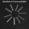 QOOSIKICC Pack of 200 False Nails Tips, Acrylic Artificial Nail