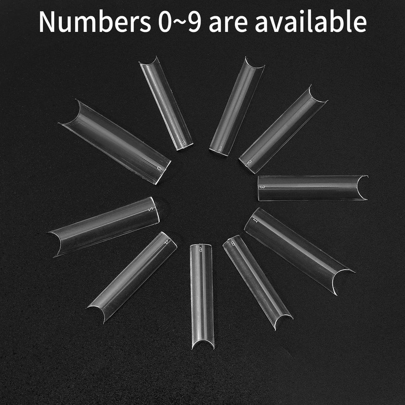 QOOSIKICC Pack of 200 False Nails Tips, Acrylic Artificial Nail