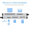 Rytaki USB3.0 Card Reader, 6 in 1 Aluminum USB3.0 Card