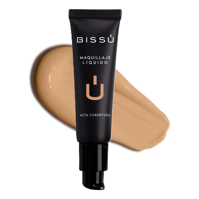 Maquillaje Liquido Alta Cobertura Biss Tonos 11 Te Amachiatto