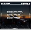 Rexka 5pcs Rocker Molding Retainer Clip Fastener 91512TZ5A01 for Honda