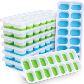 Molde Para Hielos, 8 Moldes Para Hielo, Ideal Para Bebidas y Conservación de Alimentos, Molde Para Hielos Reutilizable, Hielos Molde Duradero