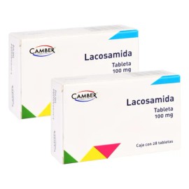 Lacosamida 100 Mg Camber Pharma 56 Tabletas Pack