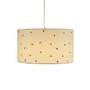 VERTBAUDET Beige / Multi Coloured Polka Dot Embroidered Pendant Light