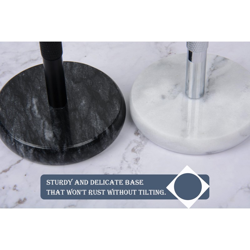 GMYIAK Razor and brush stand, razor holder with marble base