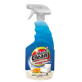 MASTER CLEAN, BULL MASTER - Desmanchador Telas, Alfombras, Tapetes, Tapicería, Quitamanchas difíciles en Muebles, Vestiduras de Carros, elimina manchas de Café Y líquidos, Envase con Atomizador 1l