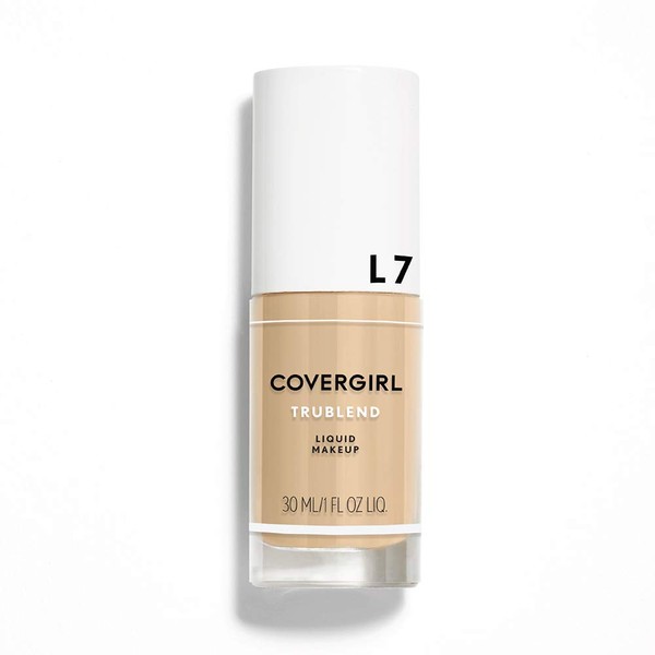 COVERGIRL, truBlend Liquid Foundation Makeup, Warm Beige, 1 oz, 1