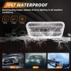 OFFKAT 2X Clear Switchback LED Front Parking Signal Light For