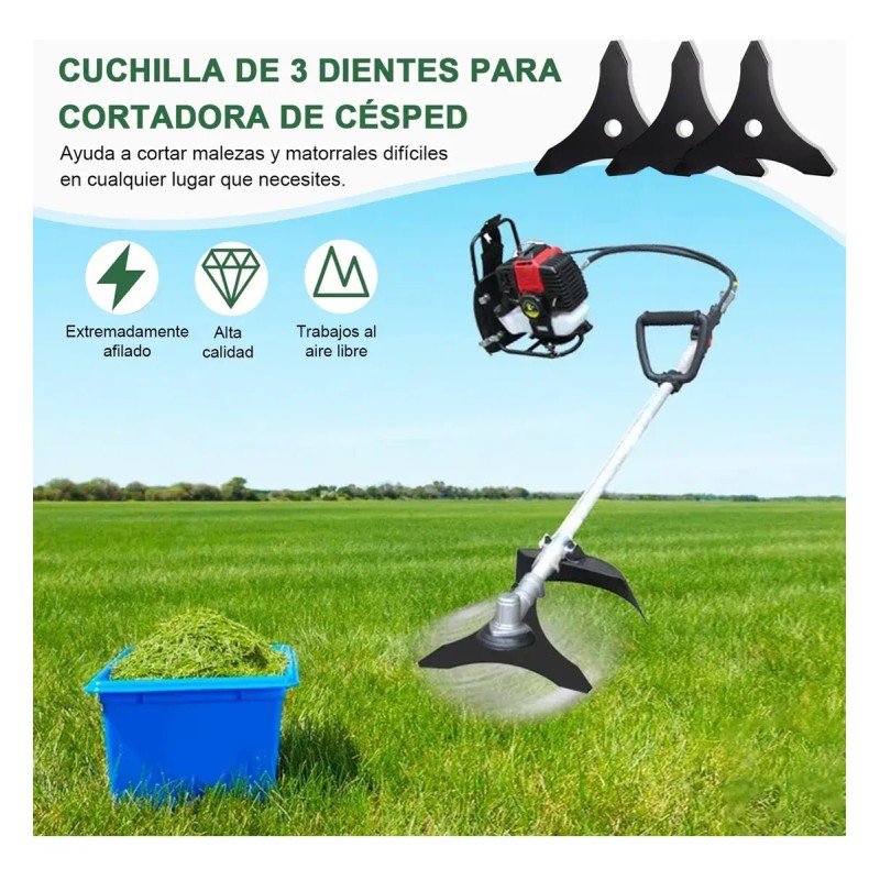 K-015 4pcs Cuchillas Triángulo Para Desbrozadora Highpower R
