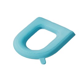 Nocwpsi 2Pcs Waterproof Toilet Seat Cover Pads Universal Toilet Cushions Silicone Portable Toilet Seat Pads,Blue