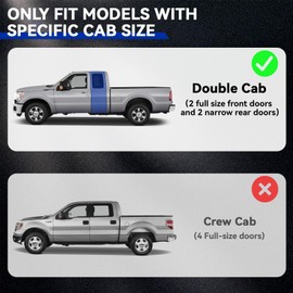 6.5" Running Boards Compatible with 2019-2025 Chevy Silverado/GMC Sierra 1500, 2020-2025 Silverado/Sierra 2500HD 3500HD Double Cab, Mirror Stainless Steel Side Steps