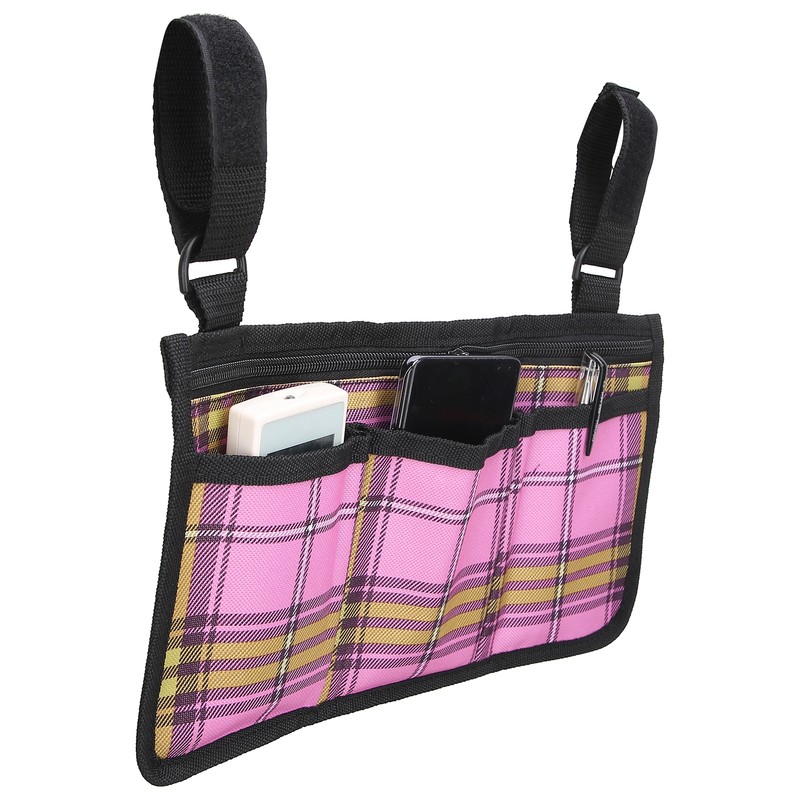 Multifunctional Wheelchair Side Bag Durable Waterproof Chair Side Pocket Storage
