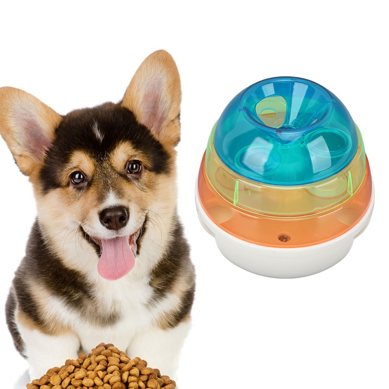 Dog Treat Dispensing Toy Ball Intellectual Stimulation IQ Training Interactive