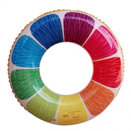 Adult Fruit Tube Floating Bed & Kids Lemon Swim Ring lf2207 90cm Lemon Swim Ring 295g 5ea