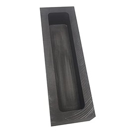 LLF Gold Silver Graphite Ingot Mold Mould Crucible for Melting Casting Refining (160x50x38MM(2kg Gold / 1.1kg Silver))
