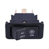 Getfarway Air Condition Rocker Switch 8320001000 Compatible with Peterbilt 335 355 378 379 385 Paddle Switch Toggle Switch Replace 832-0001-000 57775608 A/C ON/Off 5-Pin interruptor