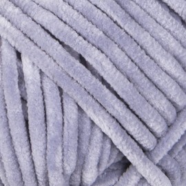 Yarn Art Dolce Yarn 100% MicroPolyester Velvet Blanket Amigurumi Super Bulky :6 Baby Chenille Yarn (1 Skein, 782-GRAY Blue)
