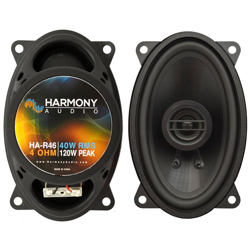 Harmony Audio HA-R46 Car Stereo Rhythm Series 4x6 Replacement 120W