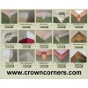 CROWNCORNERS 4 crown molding inside corner blocks "CROWNCORNERS" brand. Fits