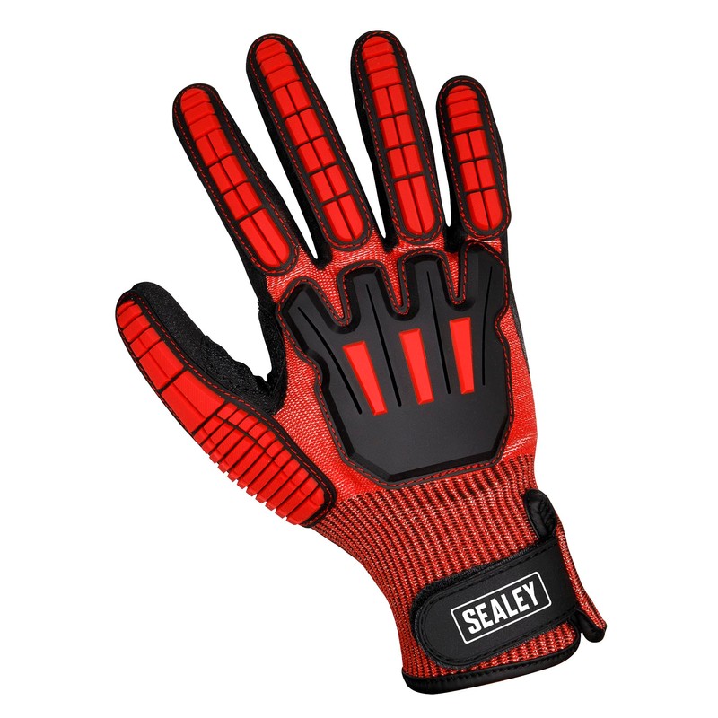 Sealey SSP38L Cut & Impact Resistant Gloves - Large