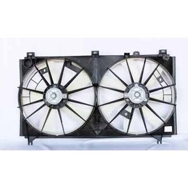 TYC 622070 Lexus IS250 Replacement Radiator/Condenser Cooling Fan Assembly