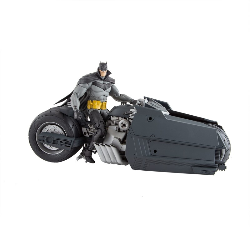 McFarlane Toys DC Multiverse White Knight Batcycle, Black