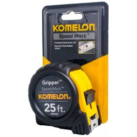 Komelon SM5425 25ft Speedmark Gripper Tape Measure, BRND NEW
