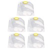 5Pcs Grain Sealed Storage Bag Reusable Transparent Grain Storage Bag
