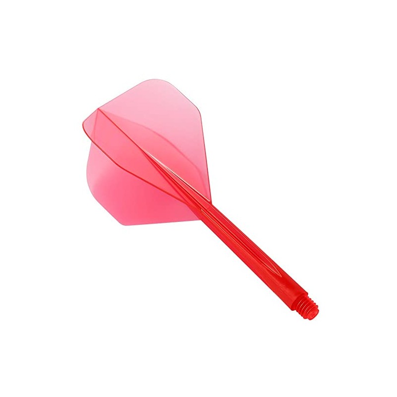 Condor Dart Flights Zero Stress Standard No. 2 Transparent Red