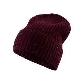 Lucky Brand Women's Fleck Beanie, Wine, OneSize