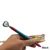 Maydahui 20 PCS Colorful Heart Shaped Ballpoint Pens Retractable Bling
