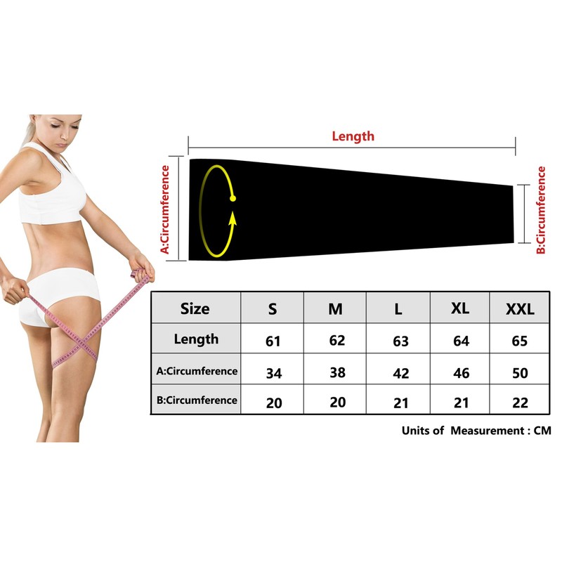 Salome Idea One Pair Compression Full Length Leg Sleeve for