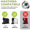 BENFUCHEN Reusable Stainless Steel Coffee Capsules for Bi aletti, Refillable