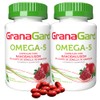 Duo Pack Granagard Omega Cáps Nanotecnología Cápsulas Aceite Semilla Granada