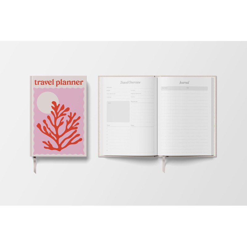 Yop & Tom Red Coral Travel Planner - Vacation Planner