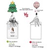 3 Pack Christmas Badge Reel Retractable, Nurse ID Name Card