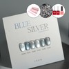 From the Nail Magnetic Gel Blue Silver 6-piece set /
