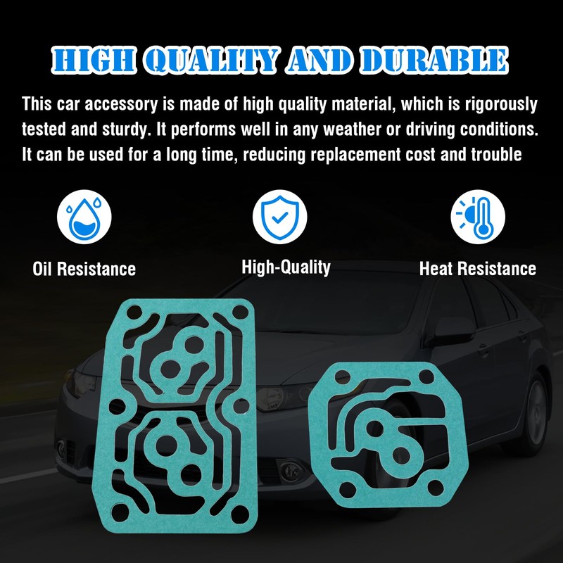 Automatic Transmission Linear Solenoid Gasket Seal with O-Ring Kit Compatible