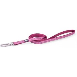 Petface Tonal Bones Print Dog Lead, Medium, Country Berry