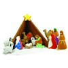 Fox Run Nativity Scene Cookie Cutter Bake Set and Icing
