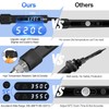 120W LED Soldering Iron Kit, 7s Fast Heating Adjustable Temp