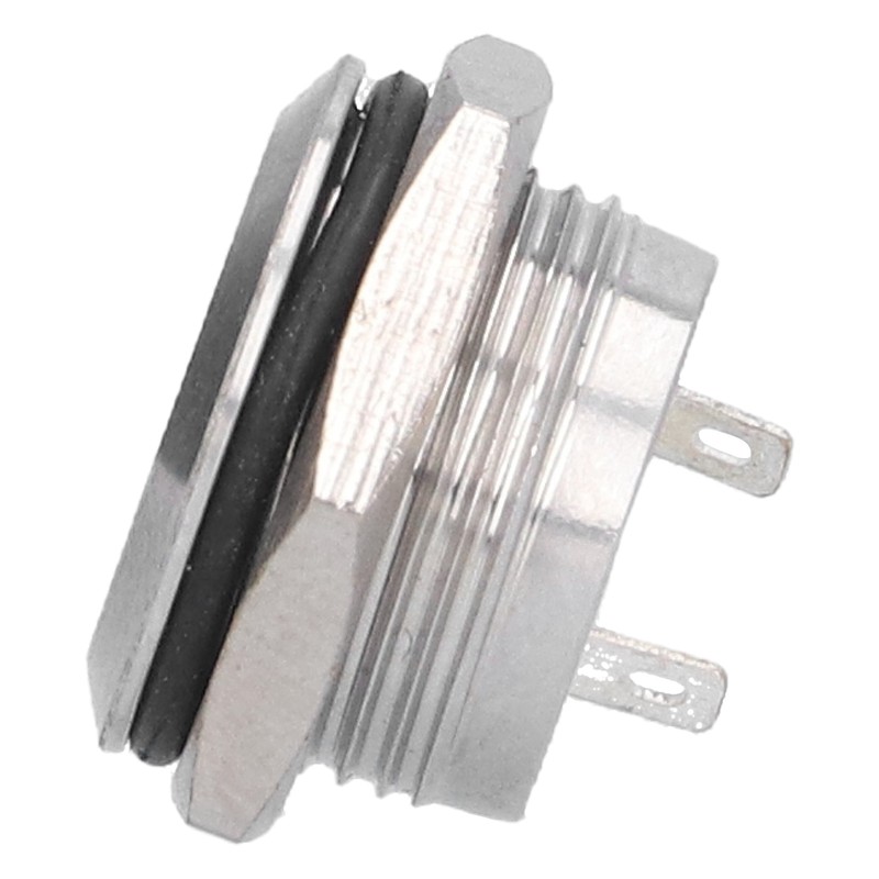 5Pcs Flat Top Button Switch Stainless Steel Waterproof Screw Terminal