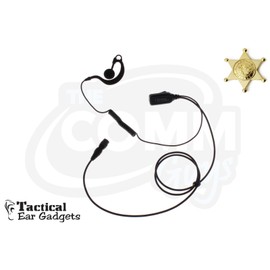 Tactical Ear Gadgets Quick Release Police Earpiece Falcon Lapel Microphone (Replacement Kit)