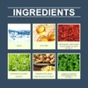 12pc parches de cuidado corporal, parches de ingredientes naturales, compacto,