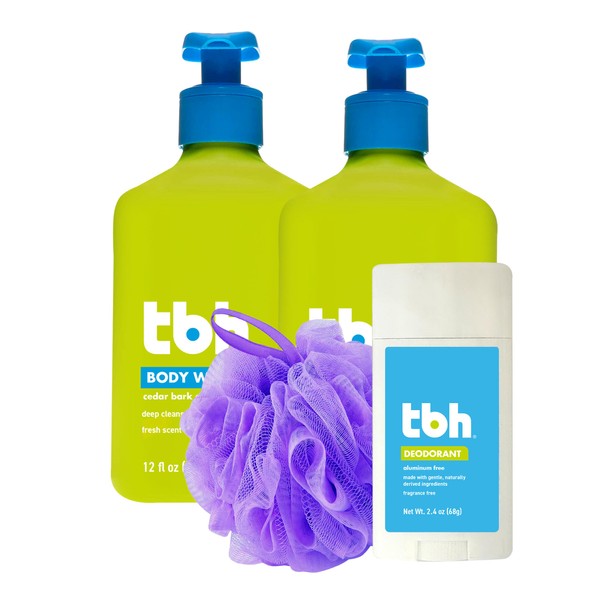 TBH Kids Body Care Kit - 2 Body Washes, Deodorant,